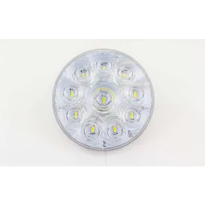 4" Round Stop Turn Tail 10 LED Sealed Back Up Light White | HDV4003W